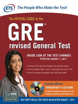 cover image of The Official Guide to the GRE&#174; revised General Test